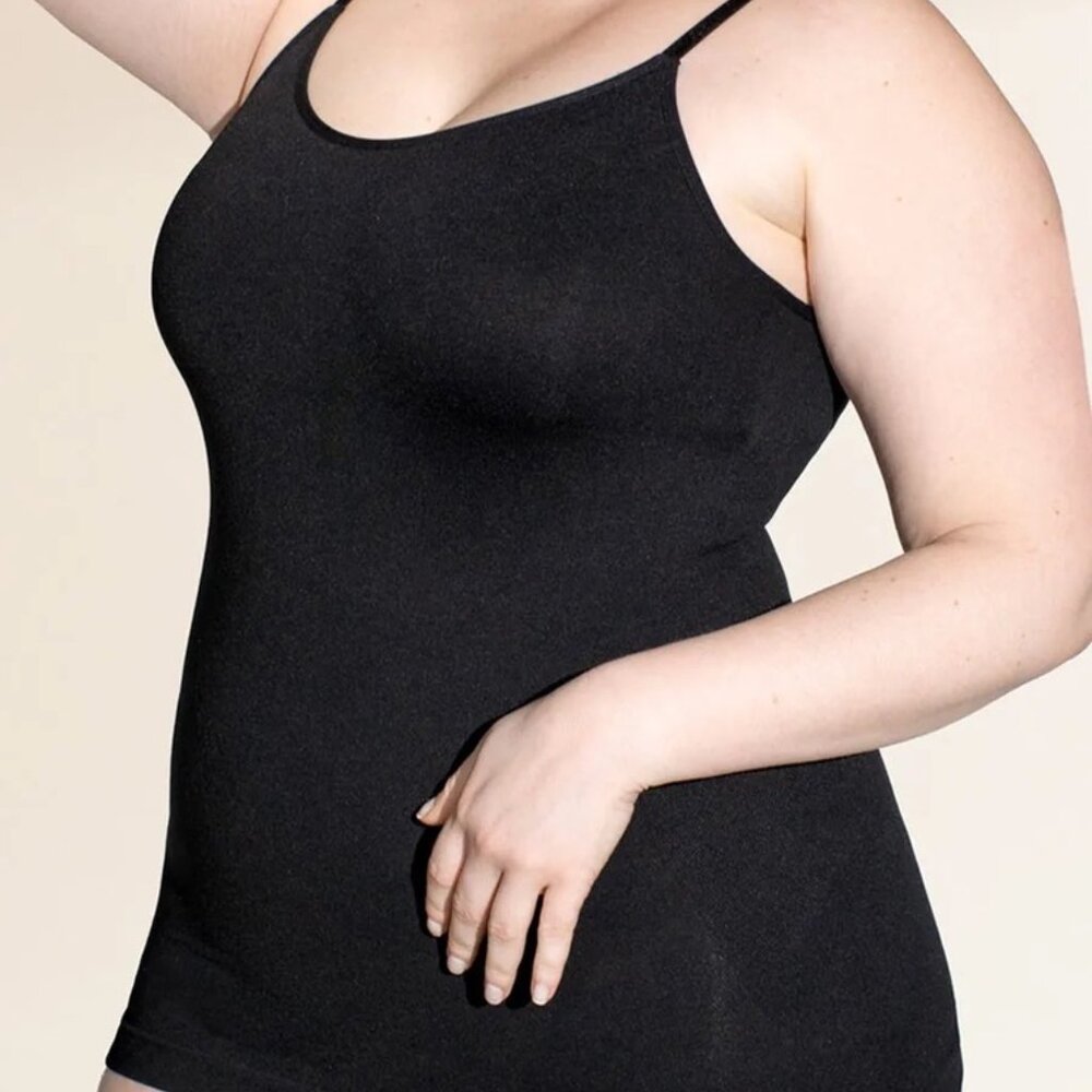 Empetua size XL Scoop Neck Cami in Black size XL Shapermint 62001 0563